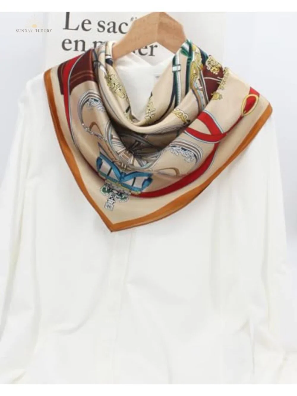 100% Mulberry Silk Scarf 35